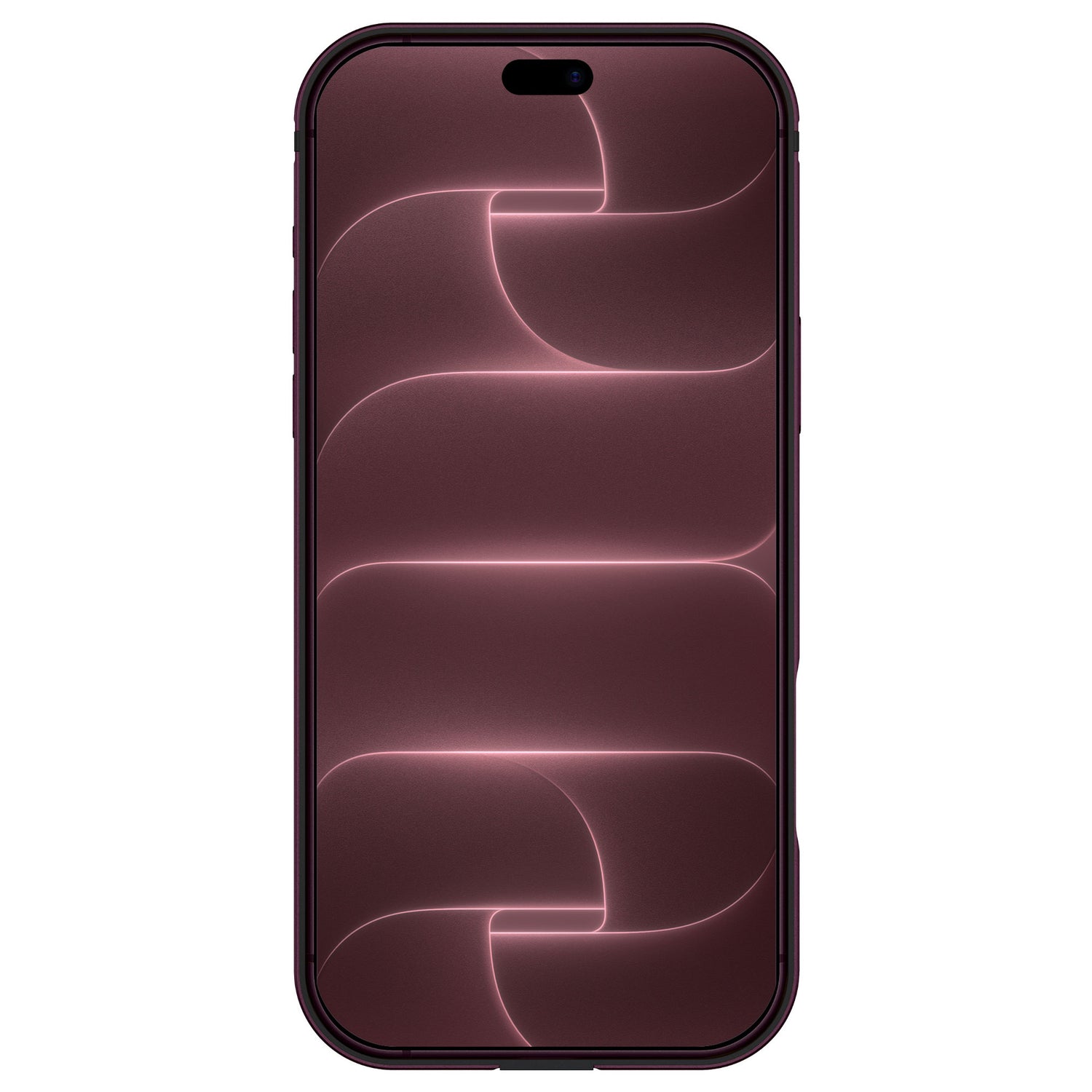 arktis iPhone Bumper in Violett, Vorderansicht