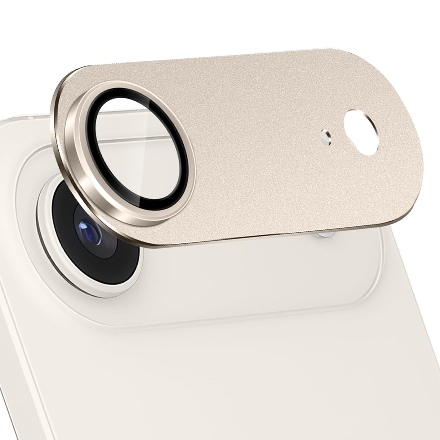 Der arktis iPhone Air CamShield Kameraschutz ist ein metallischer Aluminiumrahmen für die Kameralinse von arktis, der für einen erweiterten Schutz der Smartphone-Kamera entwickelt wurde.