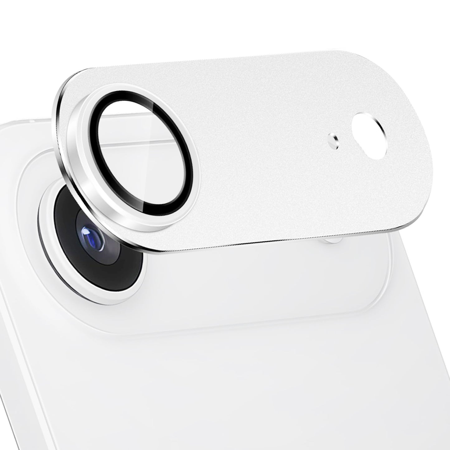 Der arktis iPhone Air CamShield Kameraschutz von arktis wird über das iPhone-Kameramodul gelegt und ist mit einem transparenten Linsenschutz ausgestattet.