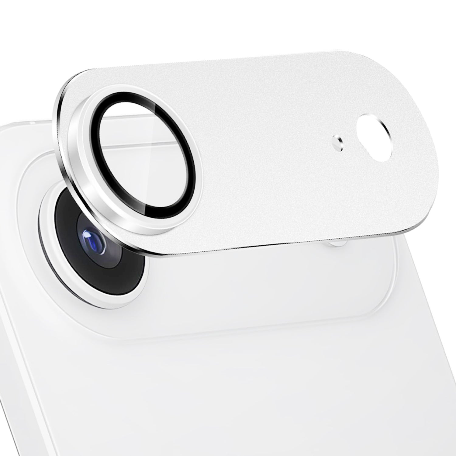 Der arktis iPhone Air CamShield Kameraschutz von arktis wird über das iPhone-Kameramodul gelegt und ist mit einem transparenten Linsenschutz ausgestattet.
