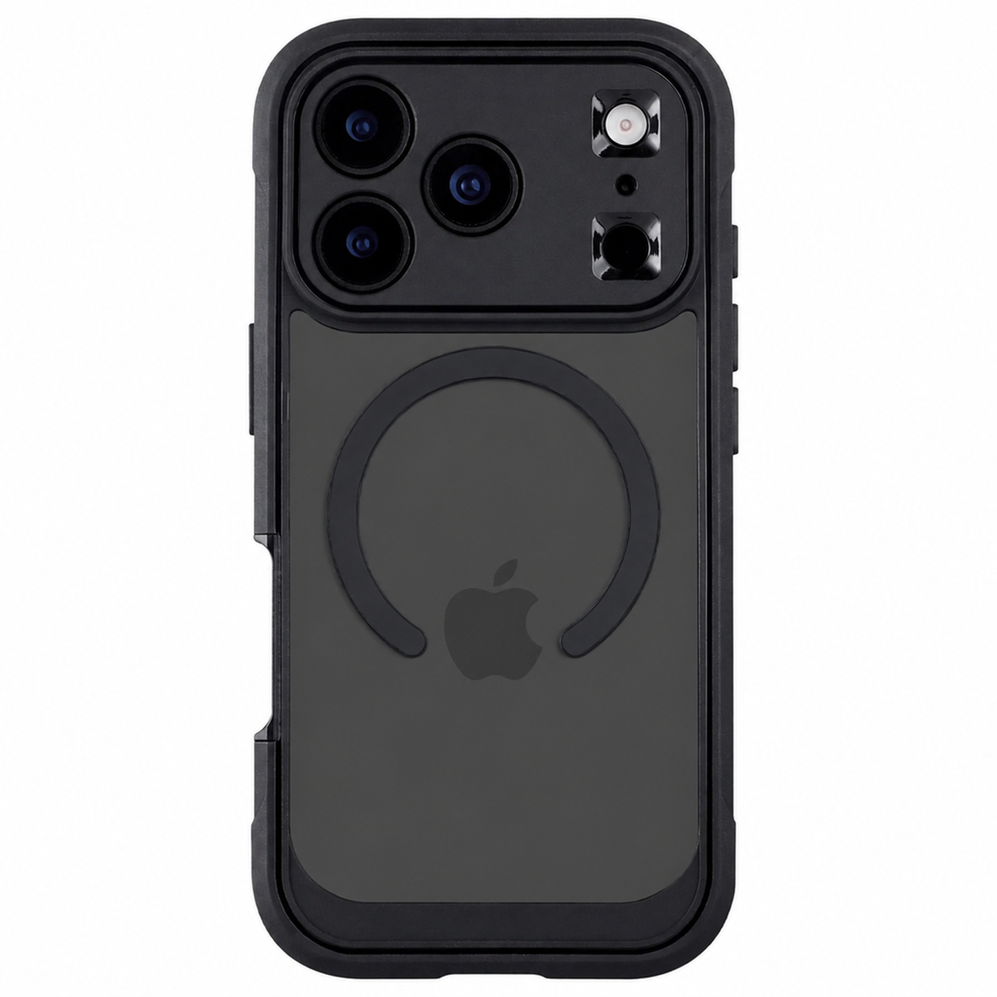 arktis iPhone Defender Case in Schwarz, Rückseite mit Kameras