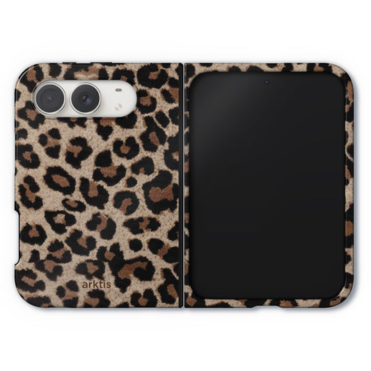Open arktis iPhone Duo Hülle – Sweet Leopard-Smartphone-Hülle mit Leopardenmuster.