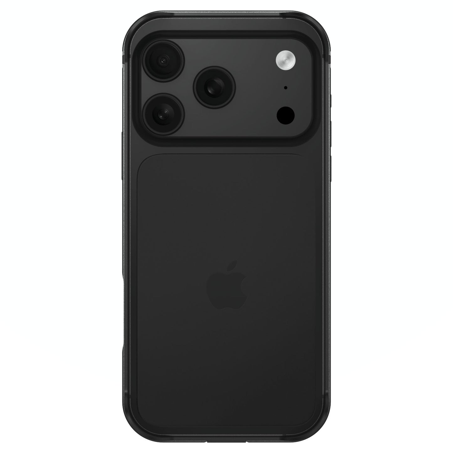 arktis iPhone Bumper in Schwarz, Rückseite mit Kameras
