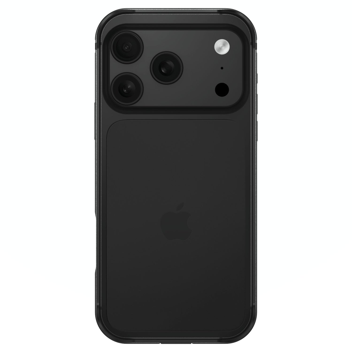 arktis iPhone Bumper in Schwarz, Rückseite mit Kameras