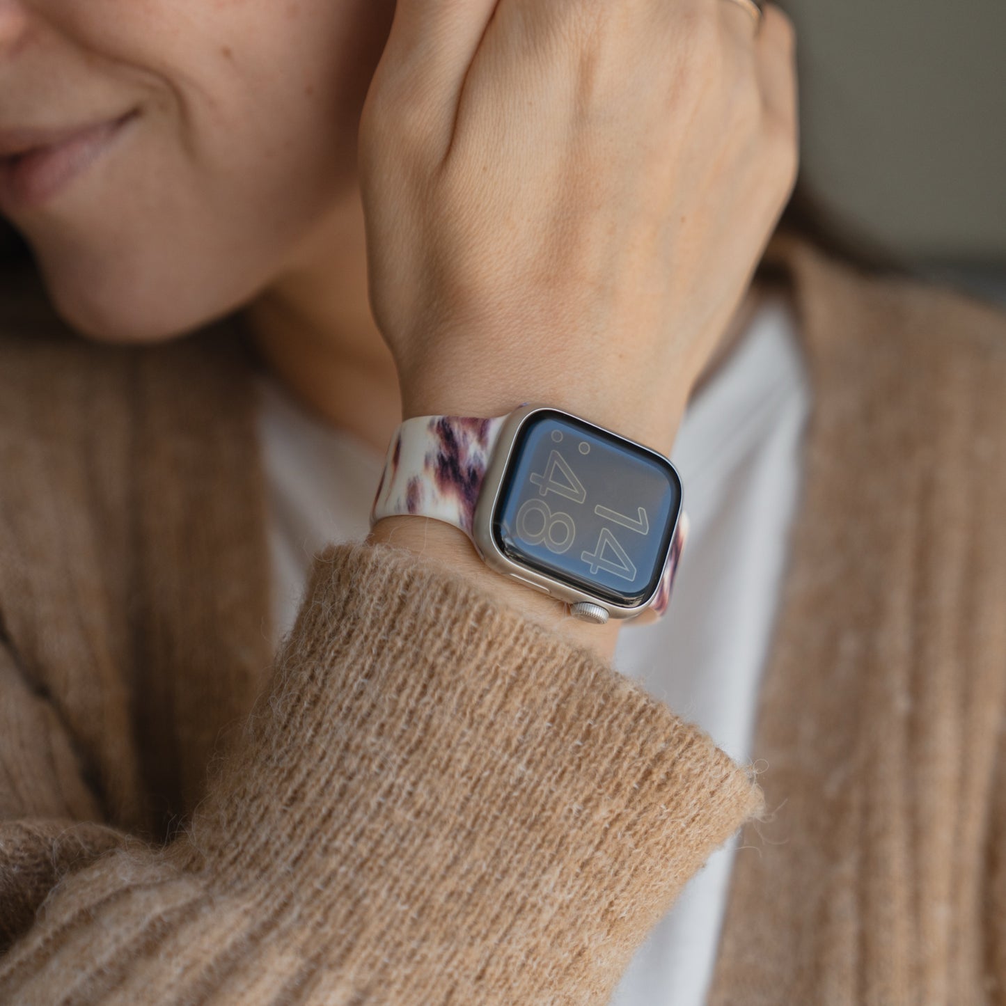 arktisband Kuhfell Braun Apple Watch Armband