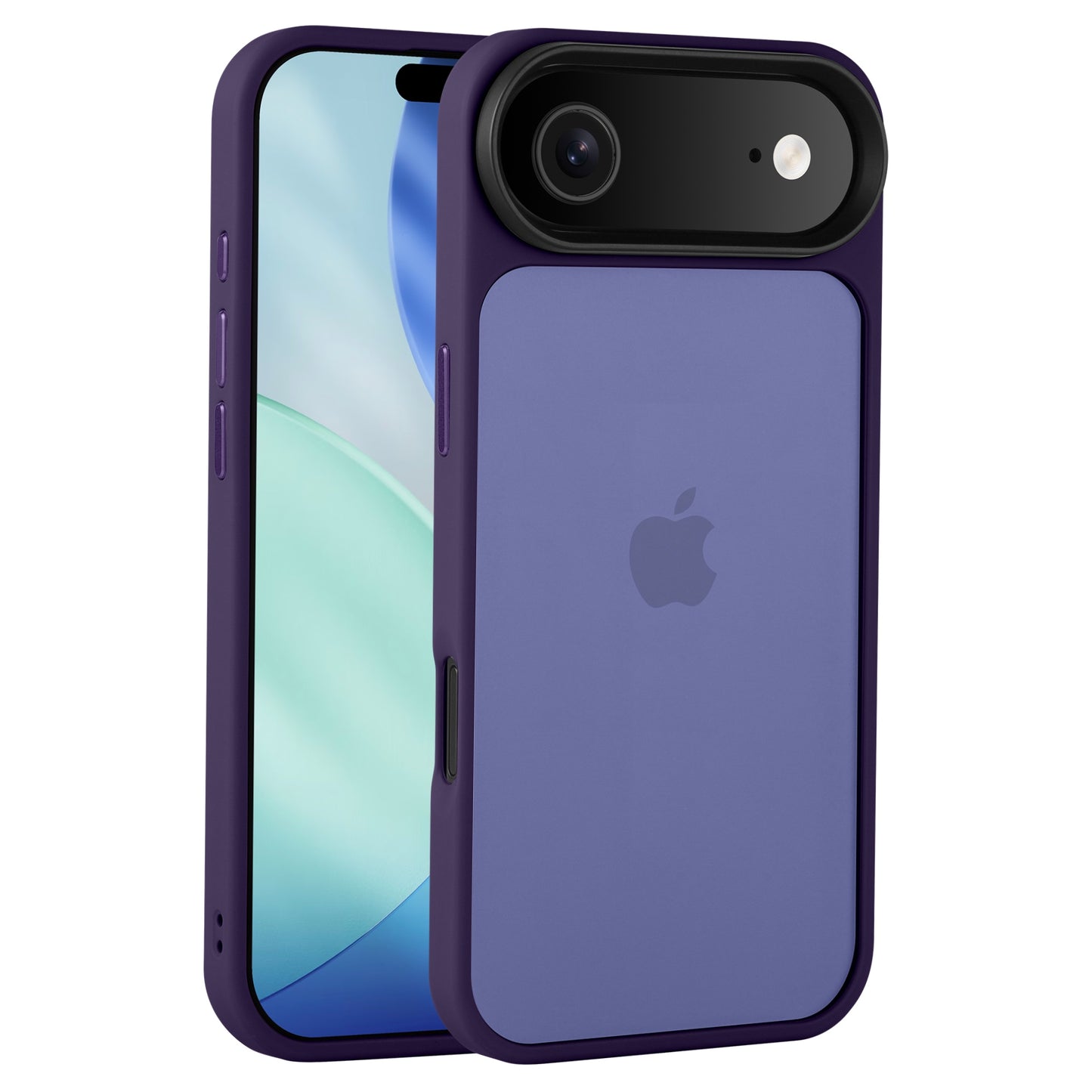 Das Arktis iPhone Air Solid Case von Arktis ist eine lilafarbene, matte TPU-Silikon-Hülle für Ihr iPhone mit einem großen Kameraausschnitt auf der Rückseite.