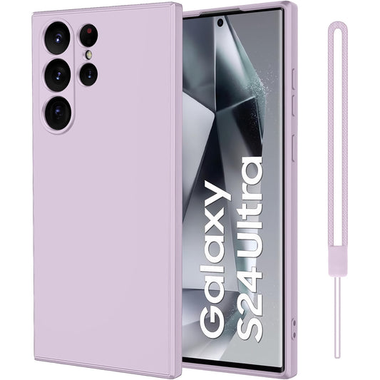 arktis Samsung Galaxy S24 Ultra Silikon Case violett