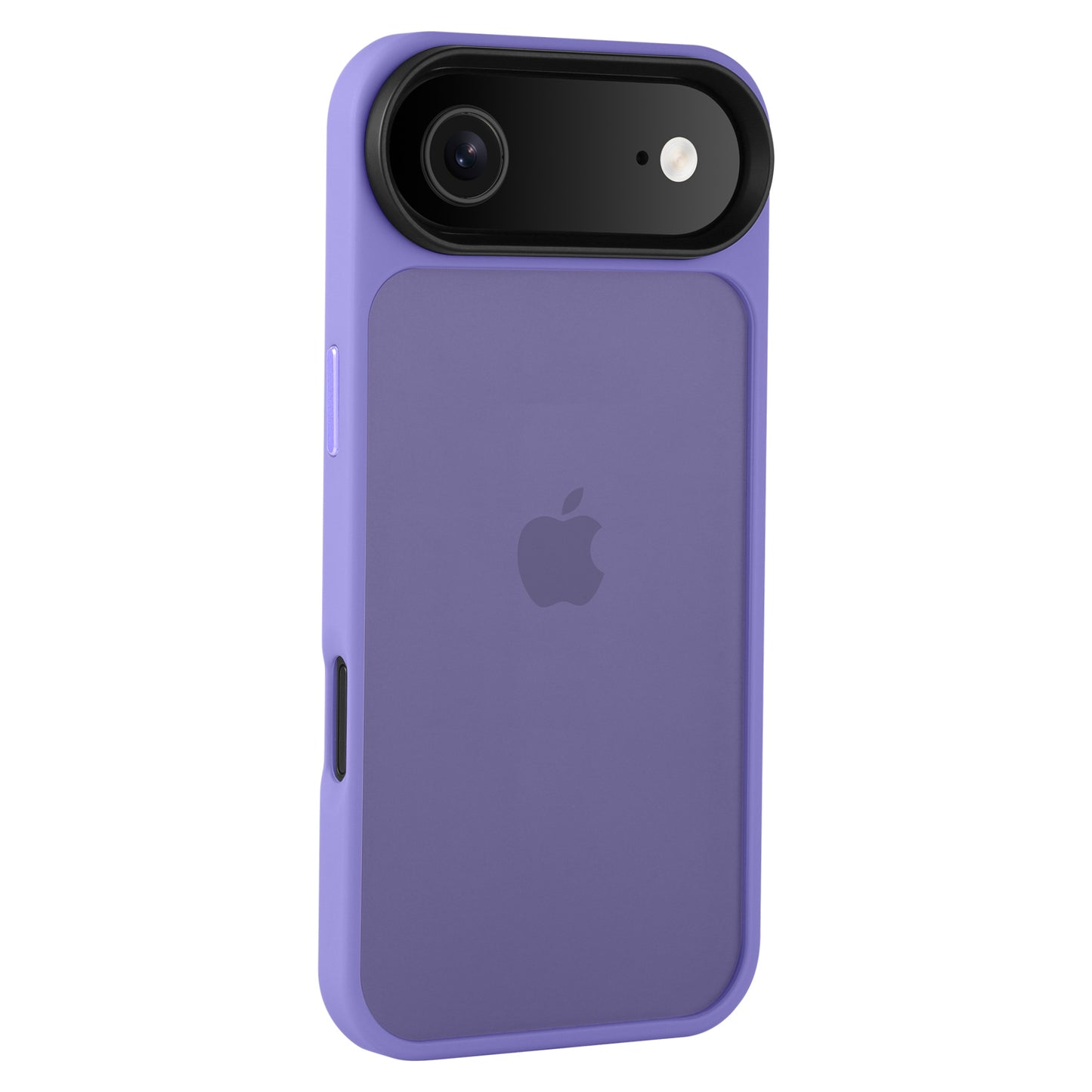 Das Arktis iPhone Air Solid Case ist eine lila TPU-Silikonhülle von Arktis mit Apple-Logo, schwarzem Kameraausschnitt und seitlichen Tastenausschnitten. Diese matte Hülle bietet Ihrem iPhone einen eleganten und zuverlässigen Schutz.