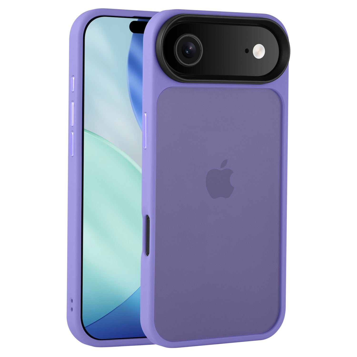 Die Arktis iPhone Air Solid Case, eine elegante, matte TPU-Silikon Schutzhülle von Arktis, schützt Ihr lilafarbenes iPhone auf stilvolle Weise und bringt gleichzeitig den vorderen Bildschirm, die rückwärtige Kamera und das Apple-Logo zur Geltung.