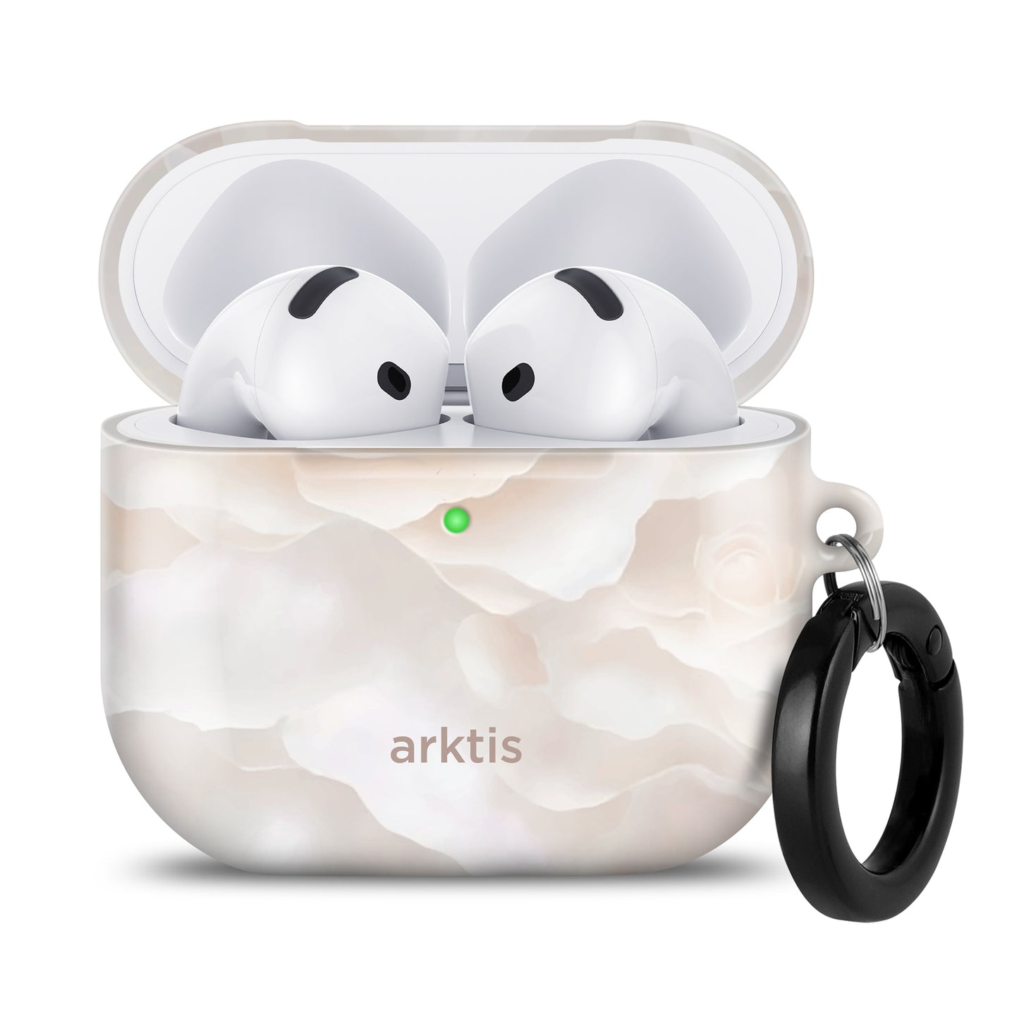 arktis AirPods 4 Hülle - Marble Flower