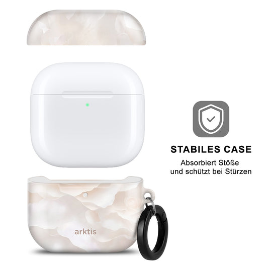 arktis AirPods 4 Hülle - Marble Flower