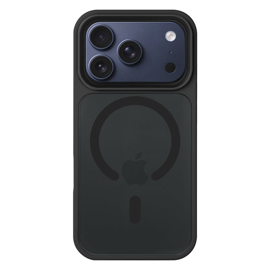 Das Arktis iPhone 17 Pro Solid Case mit MagSafe schützt Ihr iPhone in mattem Schwarz, zeigt das Apple-Logo und ist MagSafe-kompatibel - die perfekte Hülle von Arktis für das iPhone 17 Pro mit Triple-Kamera.