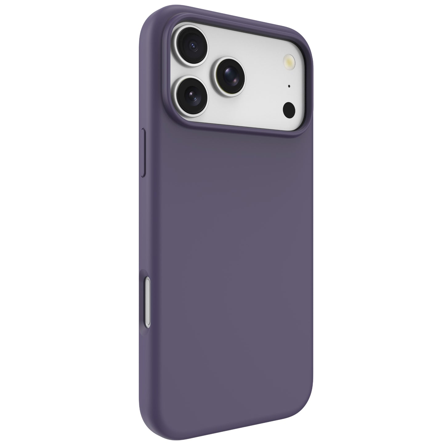 arktis iPhone 18 Pro Max Silikon Case mit MagSafe Nebelviolett