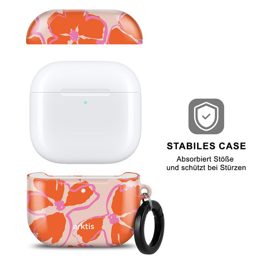 arktis AirPods 4 Hülle - Orange Mallow