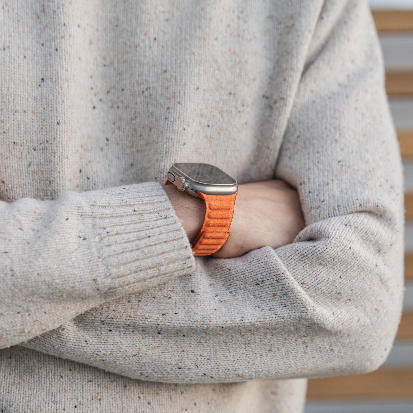 arktisband Apple Watch magnetisches Armband aus Alcantara