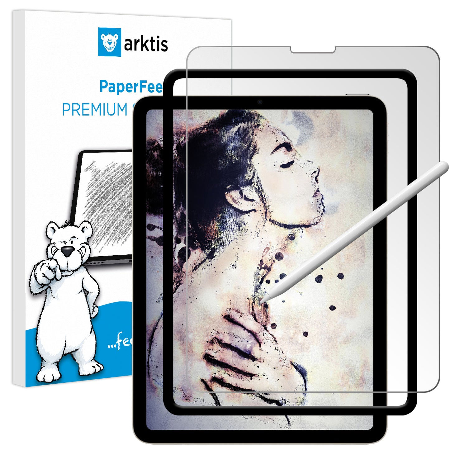 arktis PaperFeel iPad Pro 12,9“ (2018-2020-2021-2022) PREMIUM Schutzglas