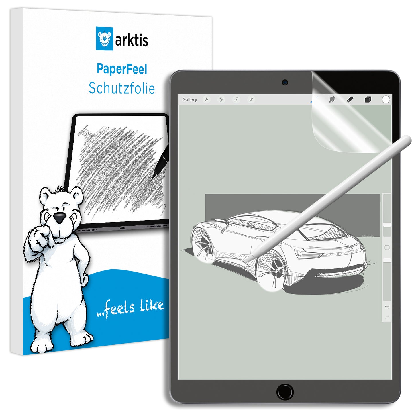 ArktisPRO PaperFeel iPad 10,2 (2019-2020-2021) Schutzfolie