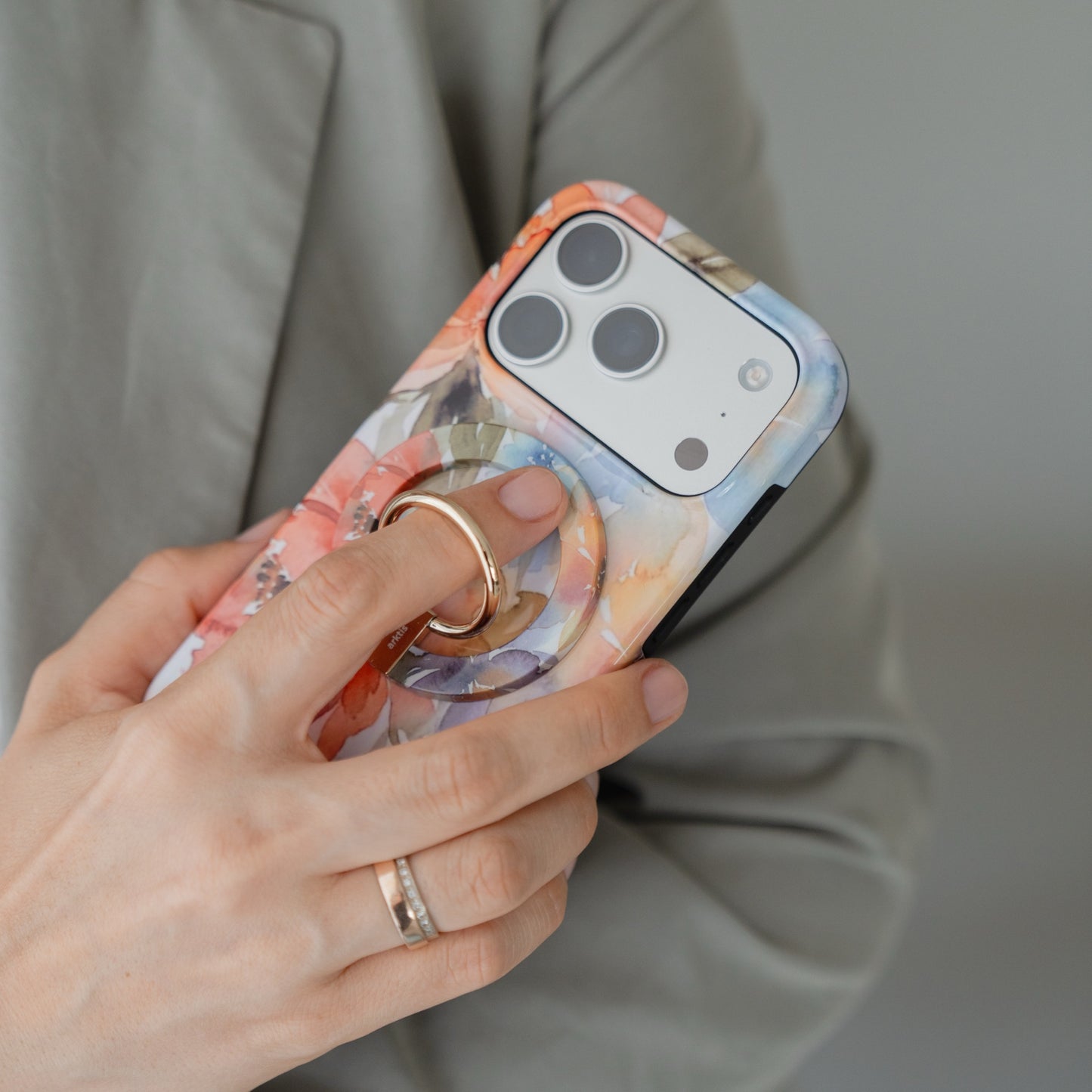 Magnetischer Ringhalter für MagSafe - Floral