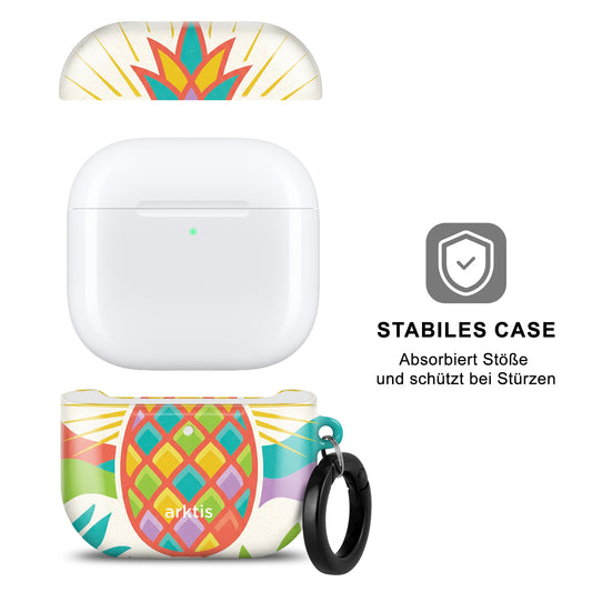 arktis AirPods 4 Hülle - Tropic Pineapple