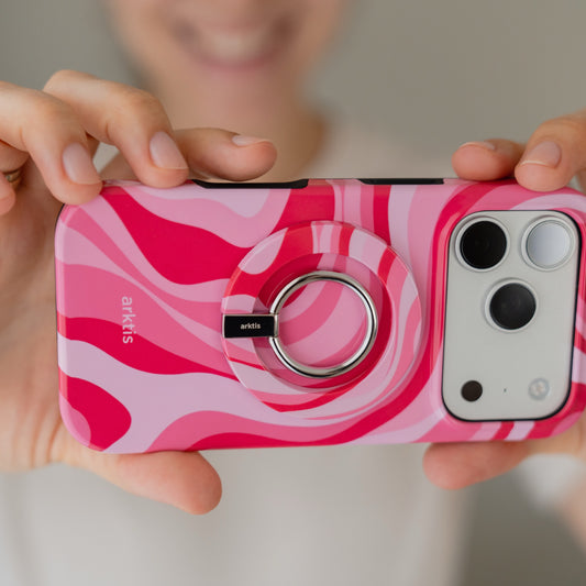 Magnetischer Ringhalter für MagSafe - Aura Pink