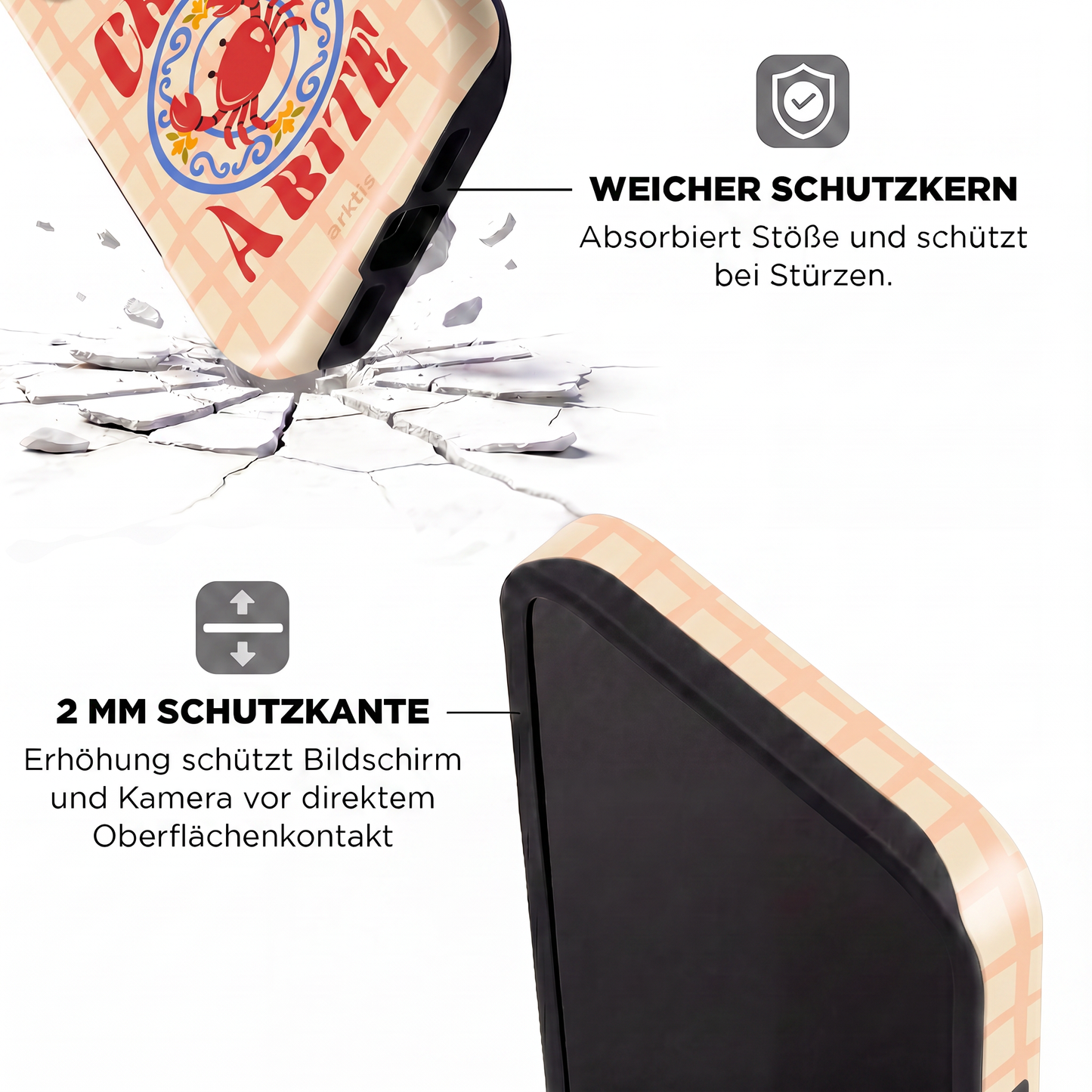 arktis iPhone 17e Hülle - Crab
