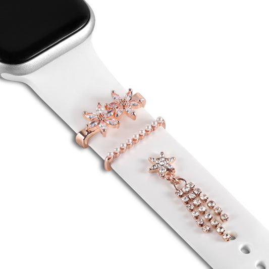 arktisband Apple Watch Charms "Edelweiß"