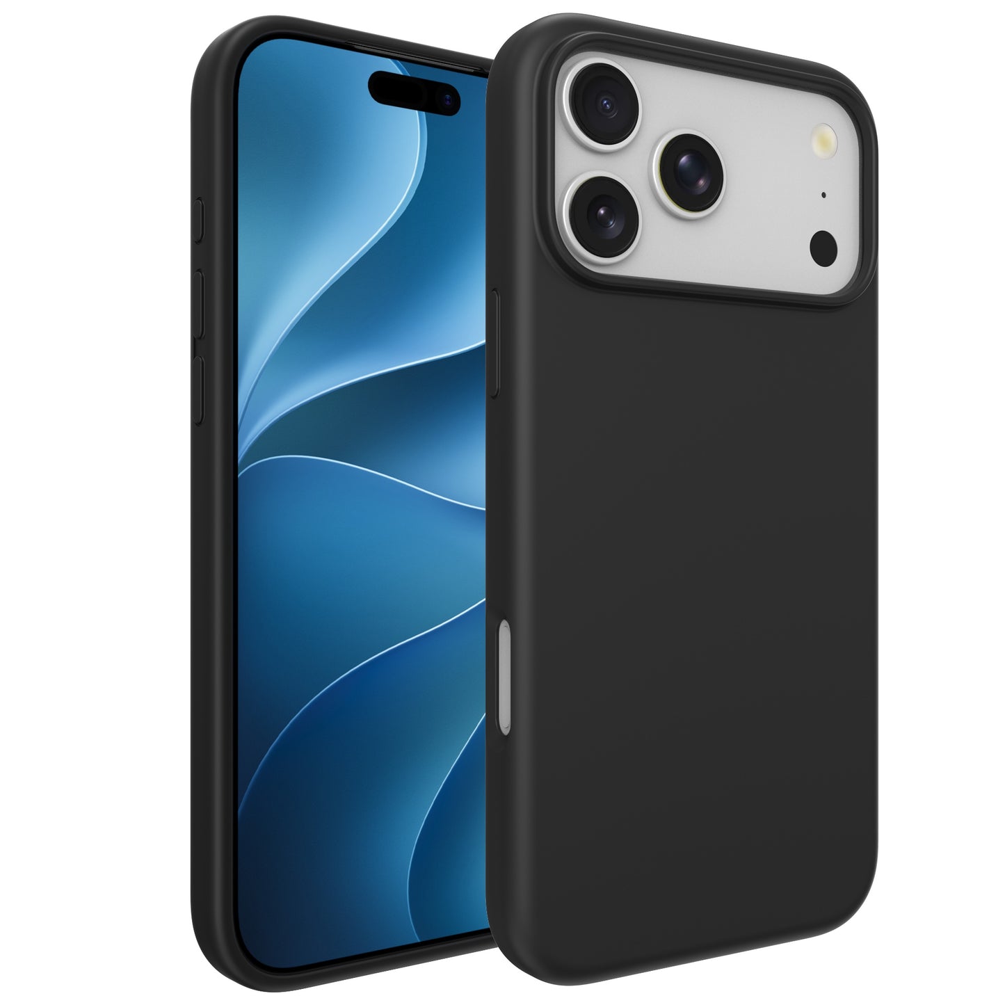 arktis iPhone 18 Pro Max Silikon Case mit MagSafe Schwarz