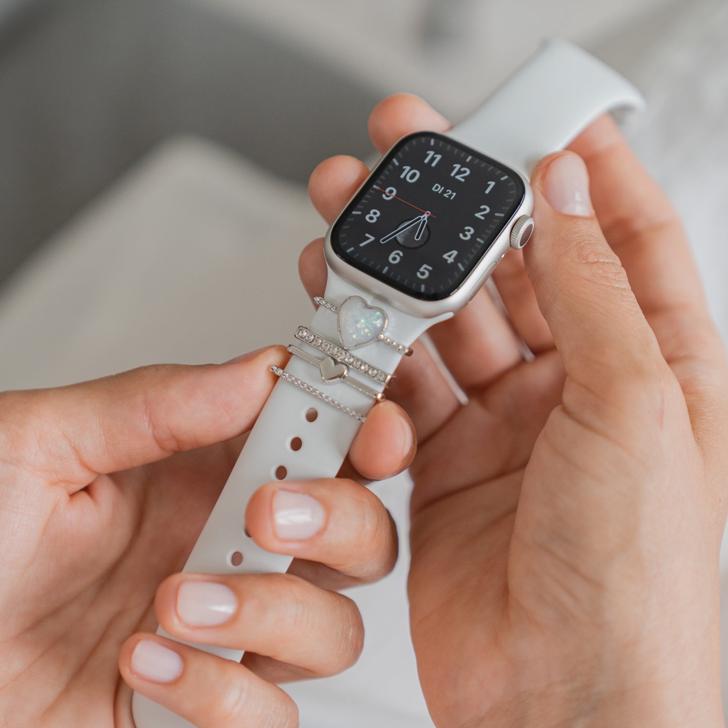 arktisband Apple Watch Charms "Loyal Silver"
