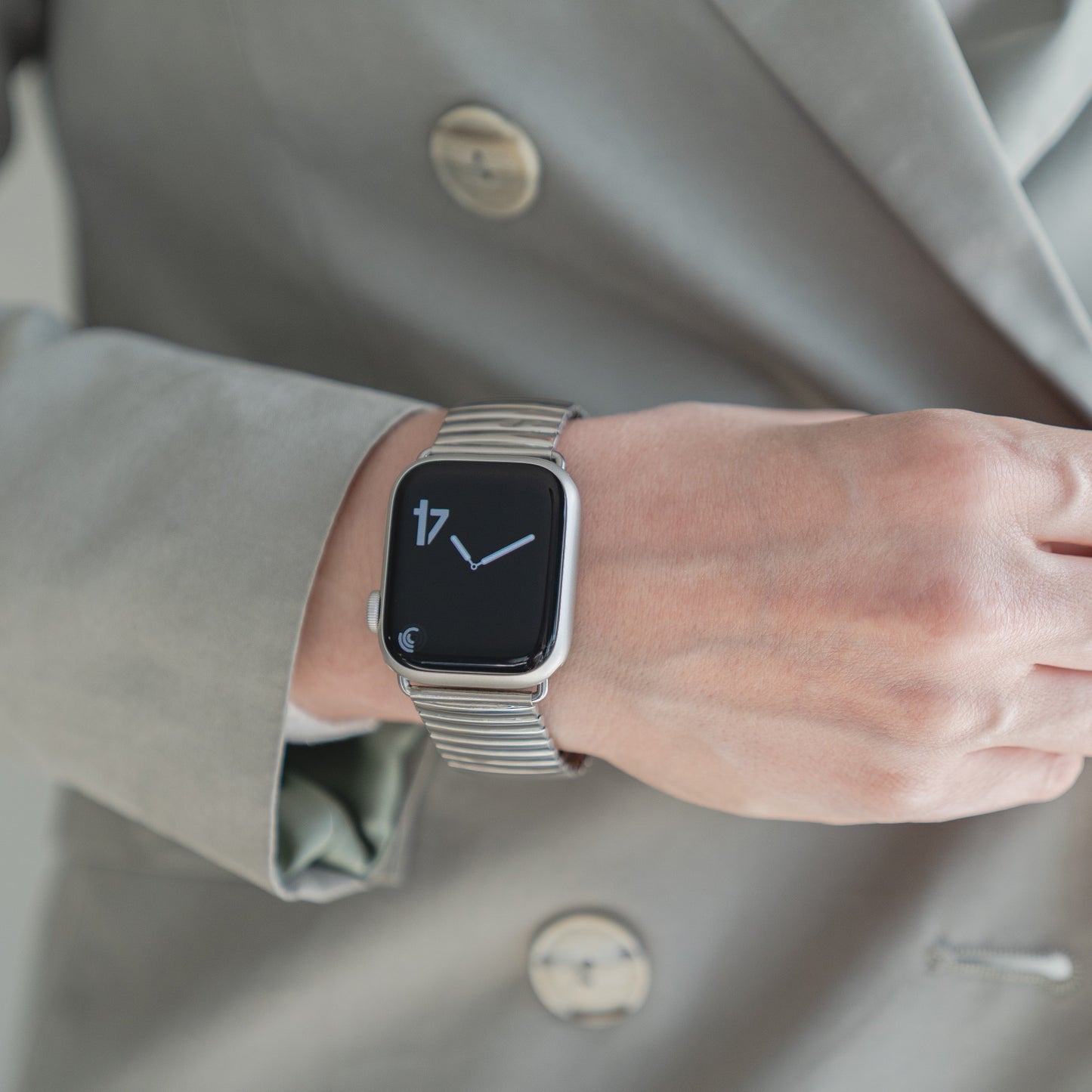 arktisband Apple Watch Edelstahl StretchBand Armband