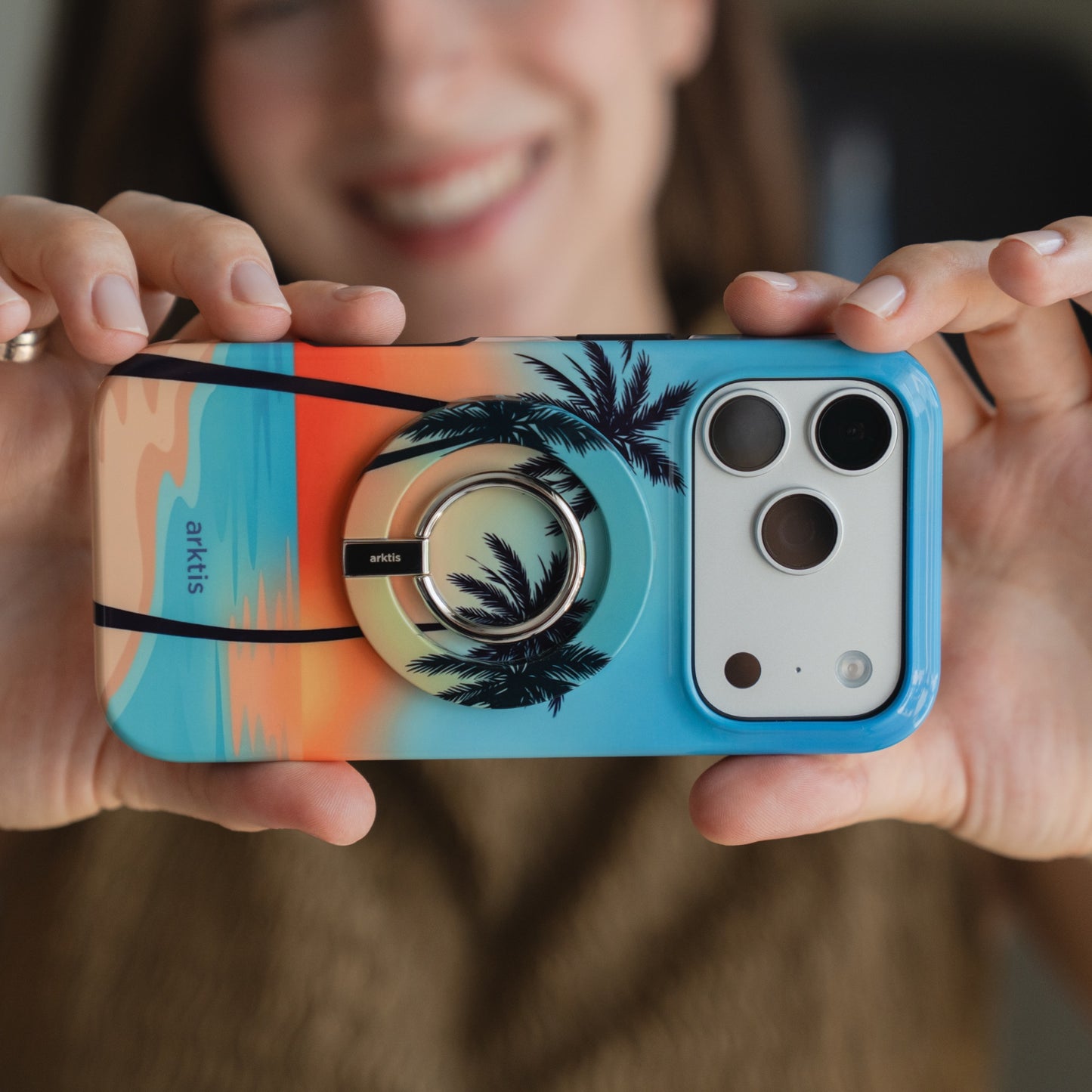 Magnetischer Ringhalter für MagSafe - Sunset Beach