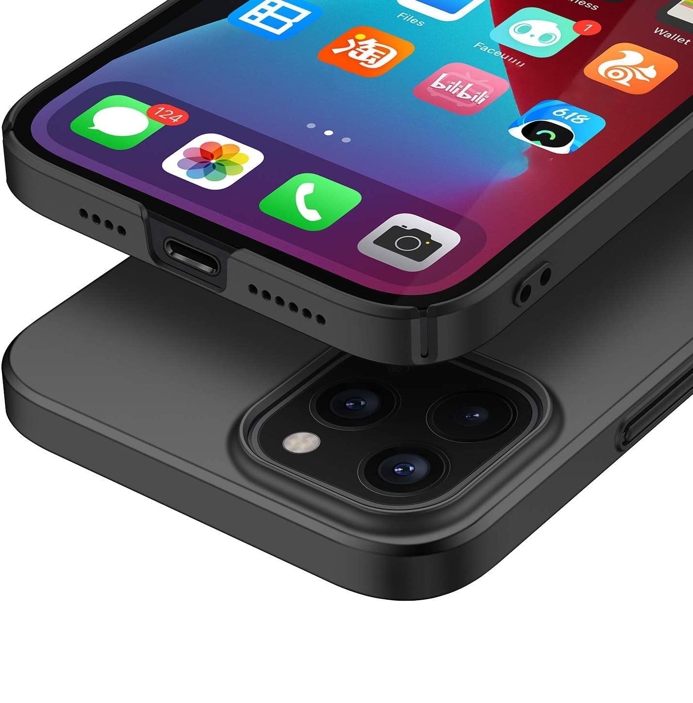 iPhone 15 Pro Max Anti-Shock Hybrid Hülle - Tarnung