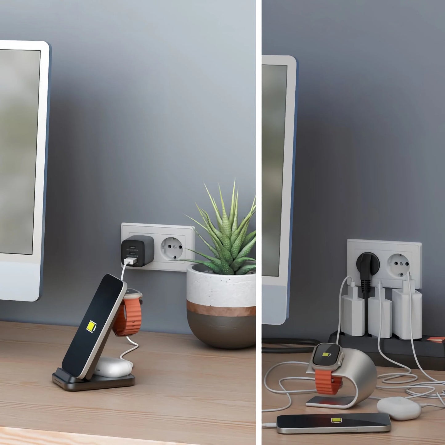 3in1 Ladestation für iPhone, Apple Watch und AirPods 22.5 W
