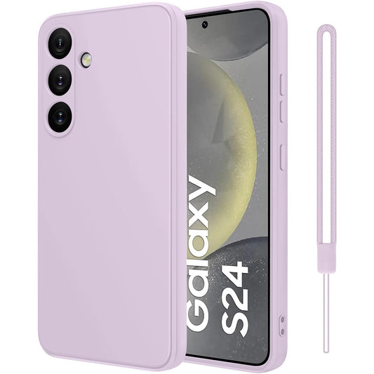 arktis Samsung Galaxy S24 Plus Silikon Case violett