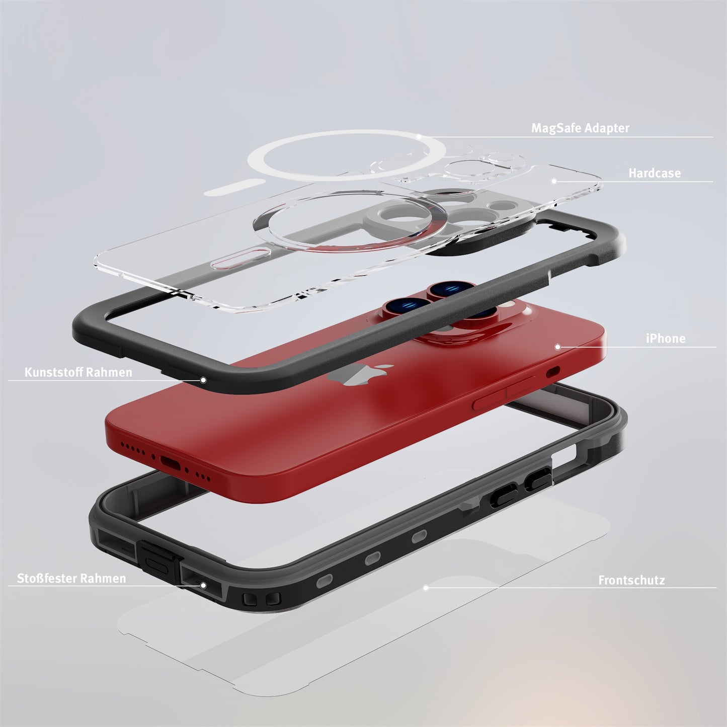 ArktisPRO iPhone 15 Pro Max Wasserdichtes Actioncase ULTIMATE