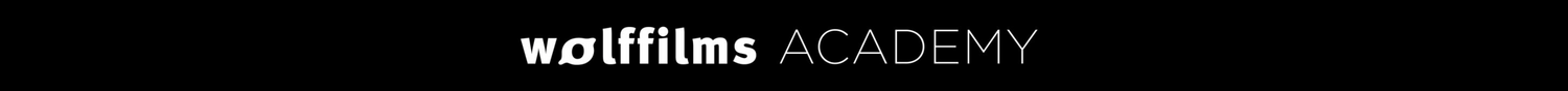 Wolffilms Academy Schriftzug