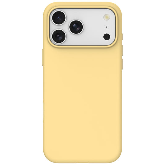 arktis iPhone 18 Pro Silikon Case mit MagSafe Zitronengelb