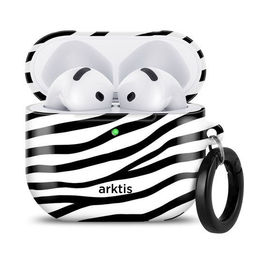 arktis AirPods 4 Hülle - Zebra