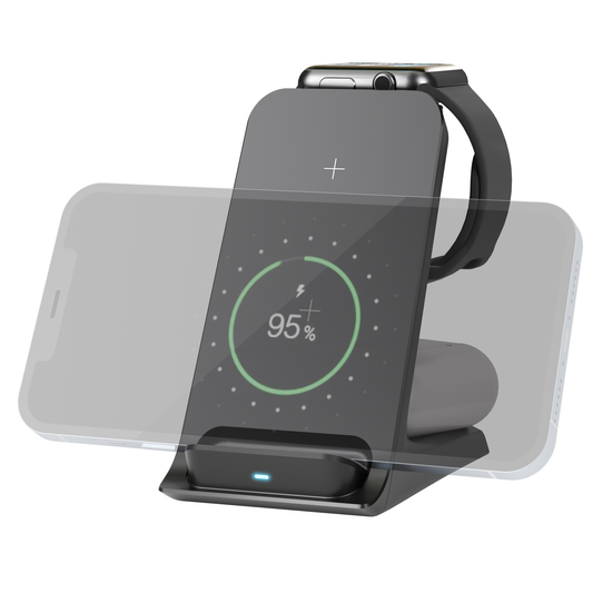 3in1 Ladestation für iPhone, Apple Watch und AirPods