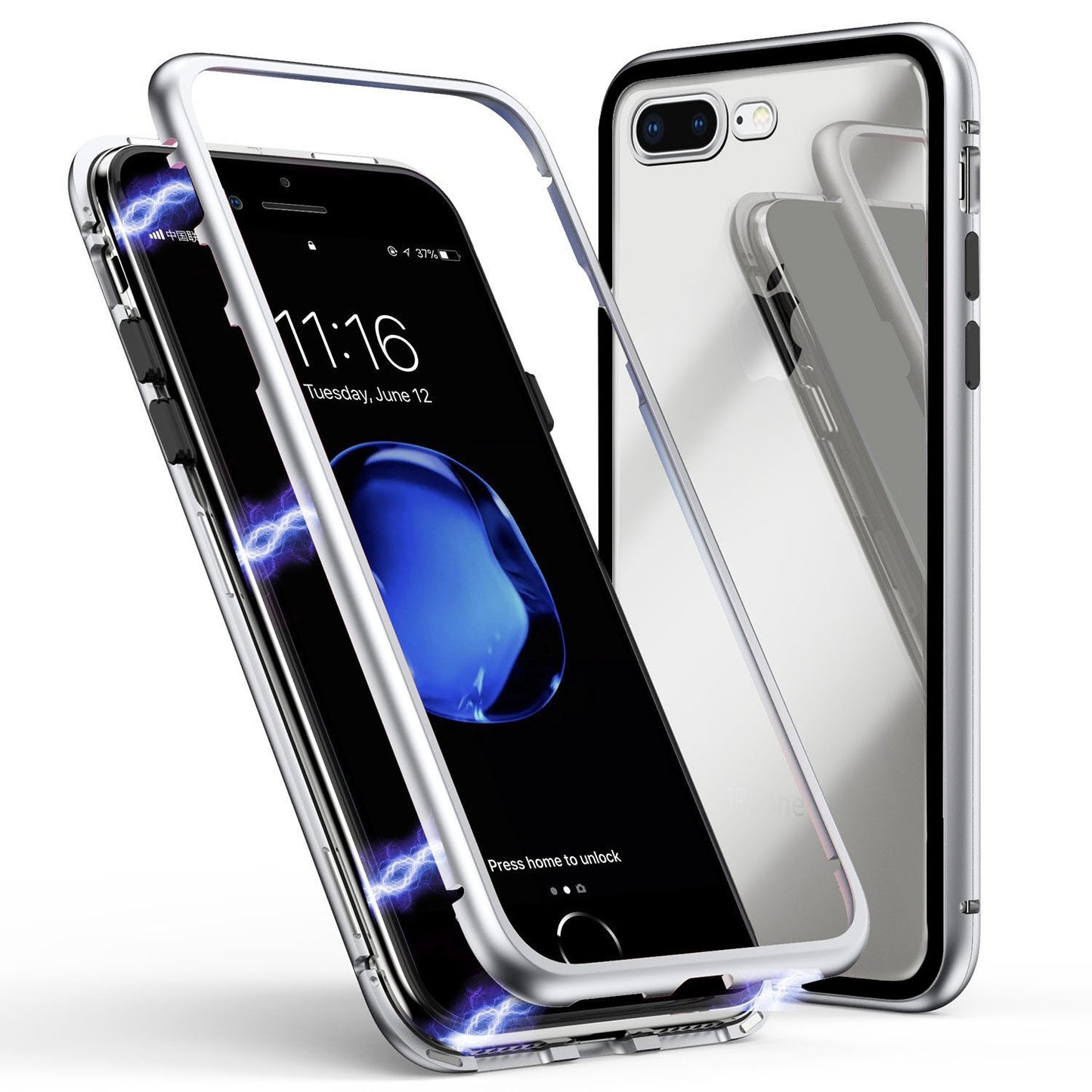 Aviato Magnetic Aluminum Case für iPhone 8 Plus - 7 Plus