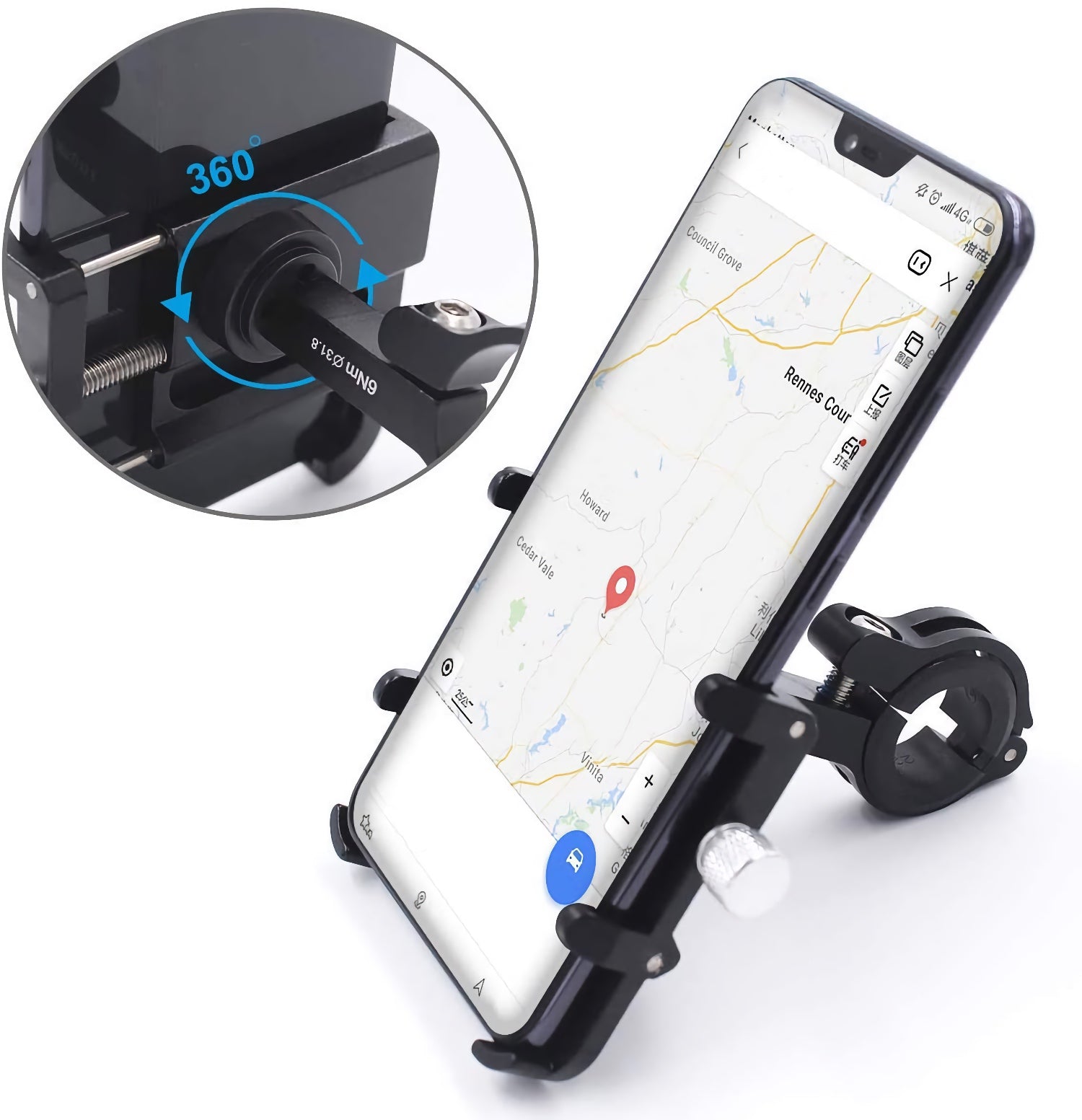 Halterung Fahrradhalterung Für 7-10 Zoll iPad Tablet Navigation