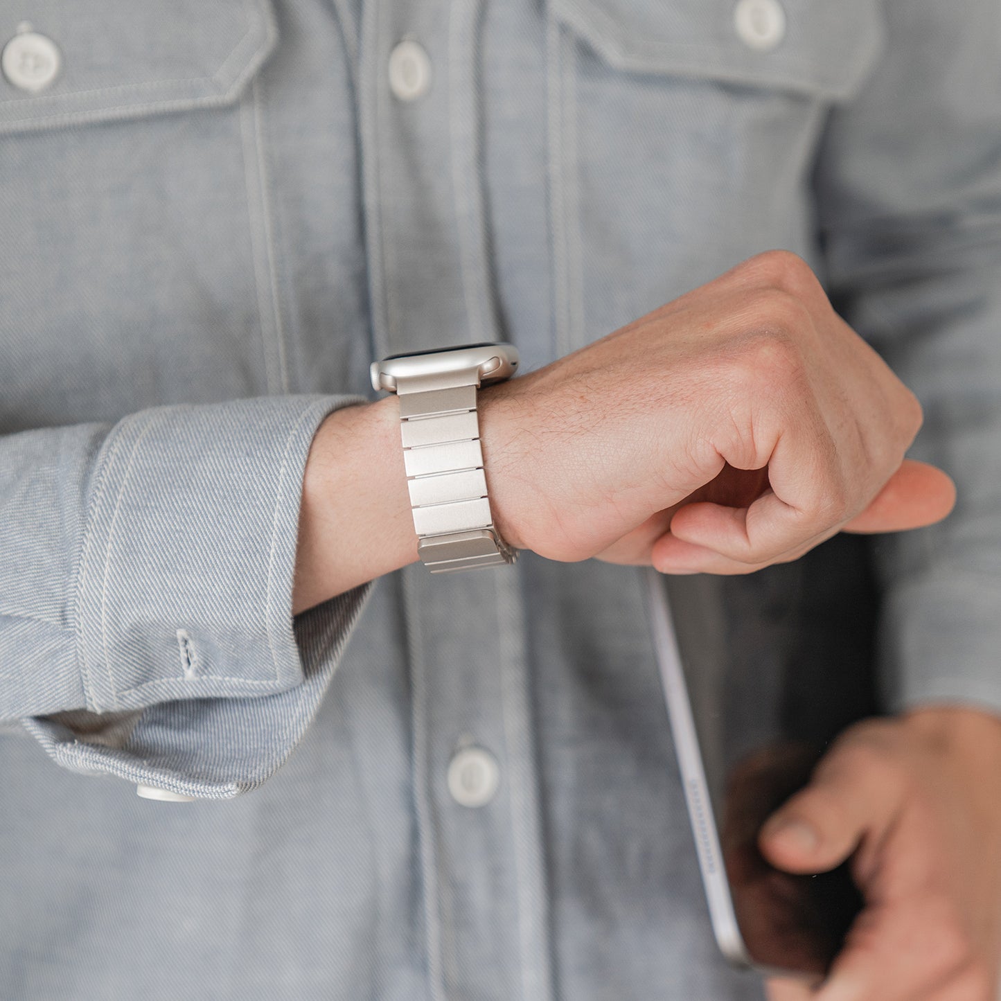 arktisband Apple Watch magnetisches Edelstahlarmband "Apollo"