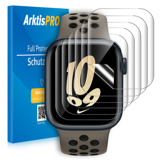 ArktisPRO Apple Watch Full Protection Schutzfolie - 6er Set
