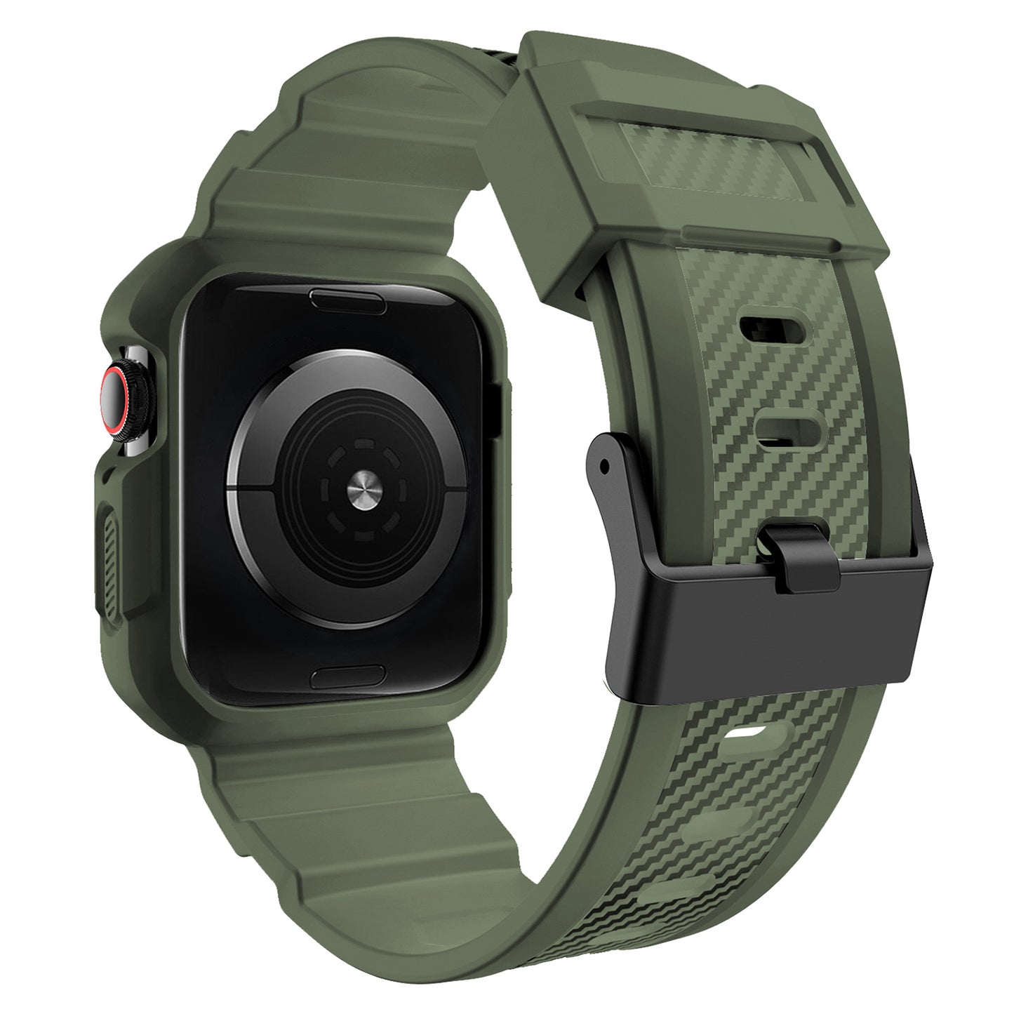 ArktisPRO RUGGED CARBON Apple Watch Silikon Armband