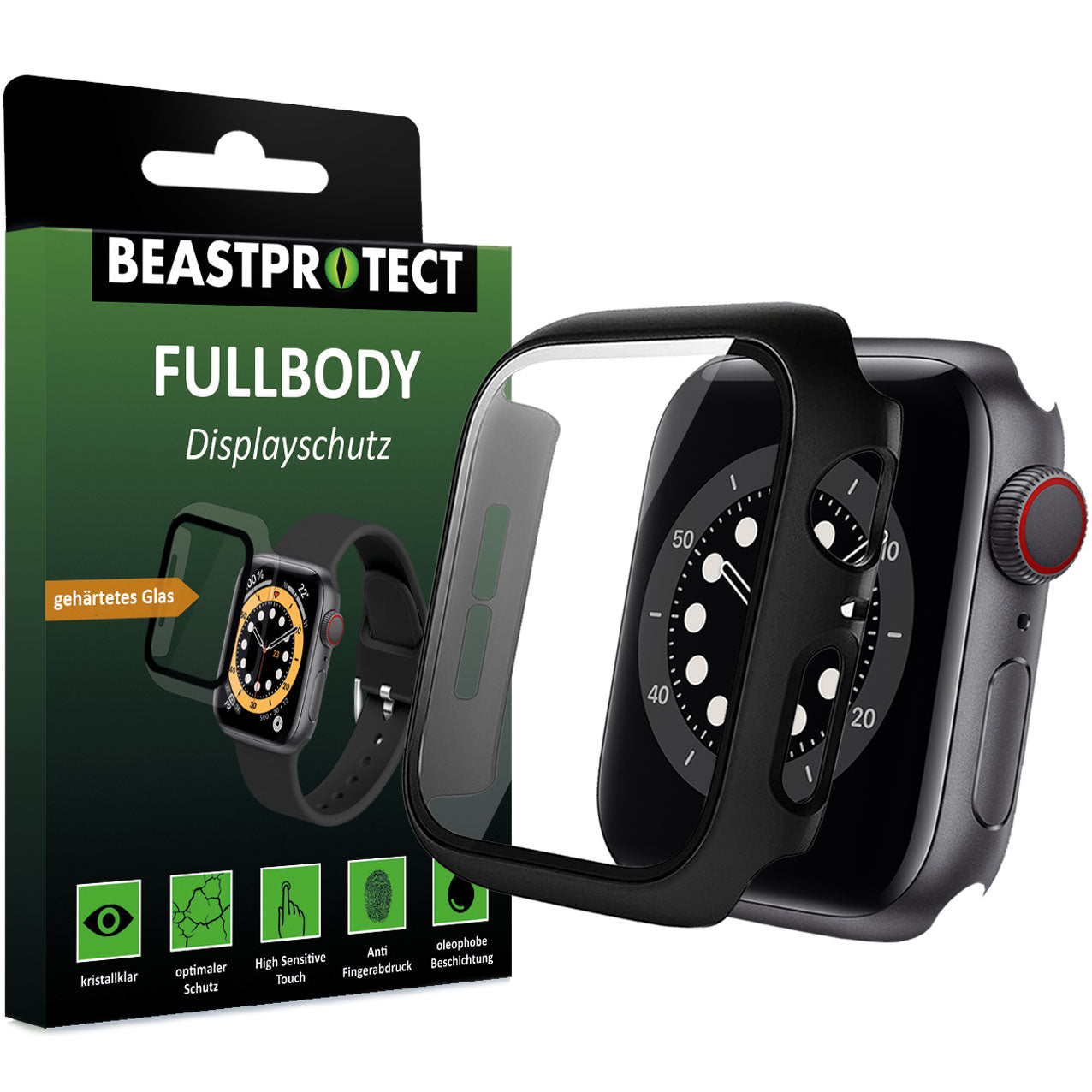 Beastprotect FULLBODY Displayschutz für Apple Watch 4-5-6-SE