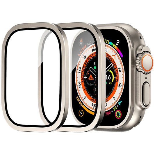 arktis ADVENTURE Displayschutz Glas für Apple Watch Ultra 49 mm - 2er Set