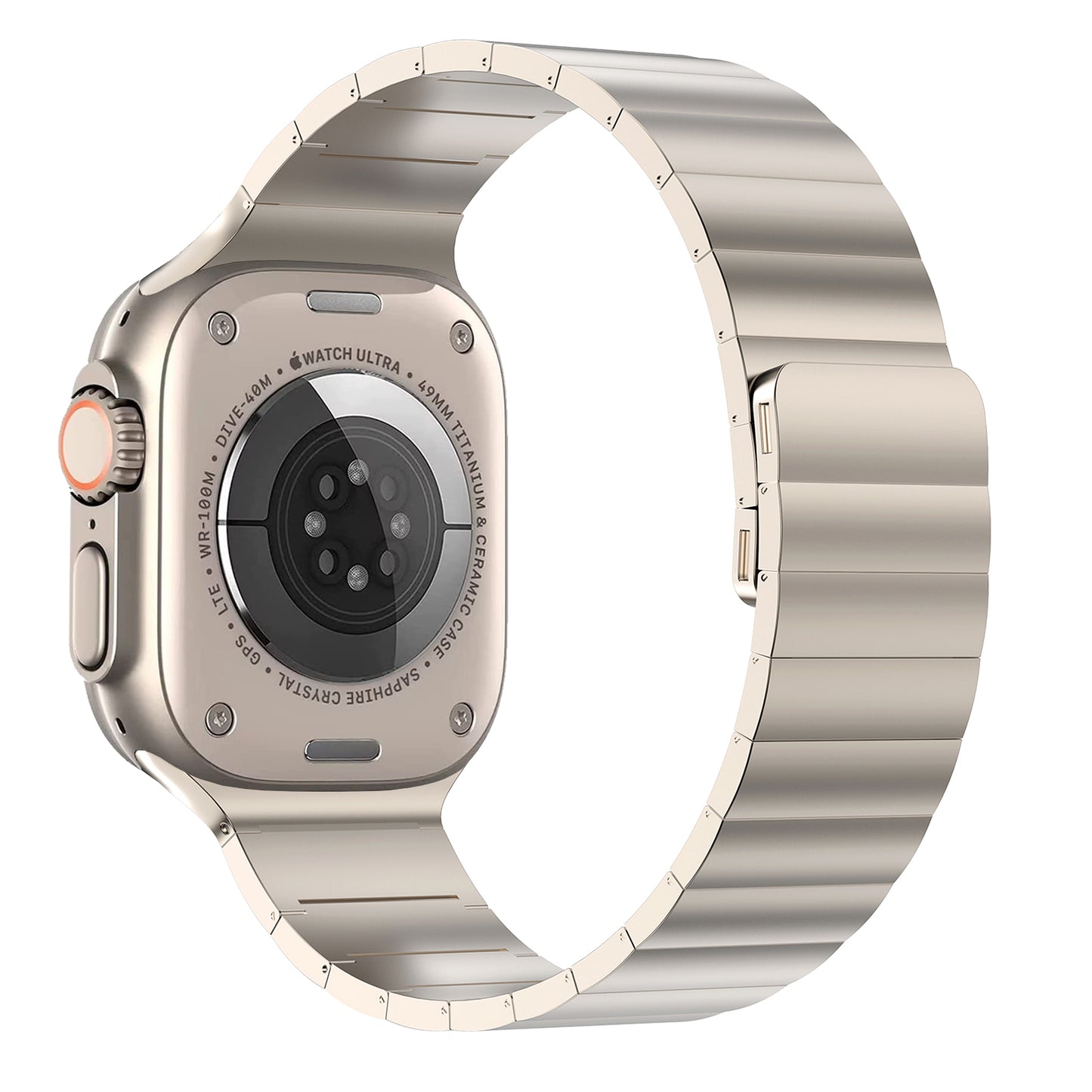 arktisband Apple Watch Ultra magnetisches Edelstahlarmband "Apollo"