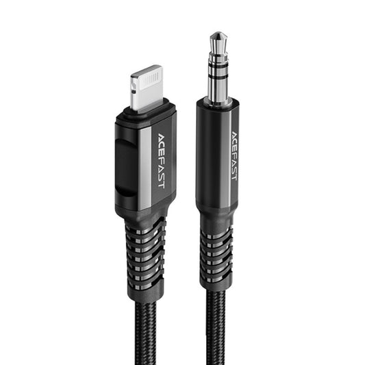 Acefast Lightning Audioanschlusskabel (3,5mm) 1,2m schwarz