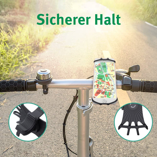 Accezz Handyhalterung Fahrrad iPhone 13 - verstellbar - universell -  schwarz