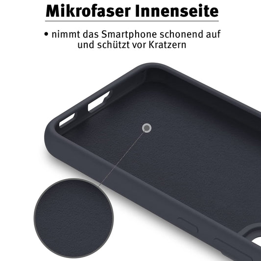 iCEO Samsung Galaxy S22 Plus Silikon Case - Mitternachtsblau