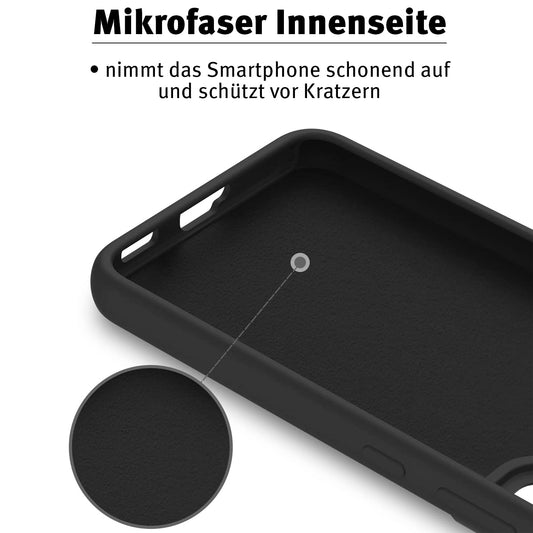 iCEO Samsung Galaxy S22 Ultra Silikon Case - Schwarz